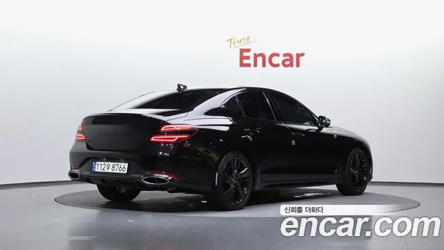 2021 Genesis The New G70 Gasoline 3.3T 4WD Sold VIN KMTG641EDMU078216 – trunk area