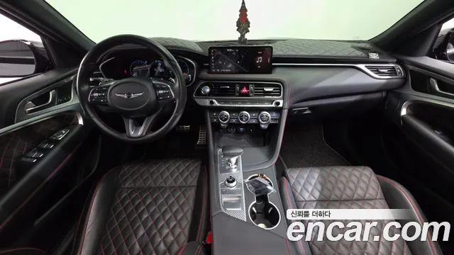 2021 Genesis The New G70 Gasoline 3.3T 4WD Sold VIN KMTG641EDMU080109 – trunk area