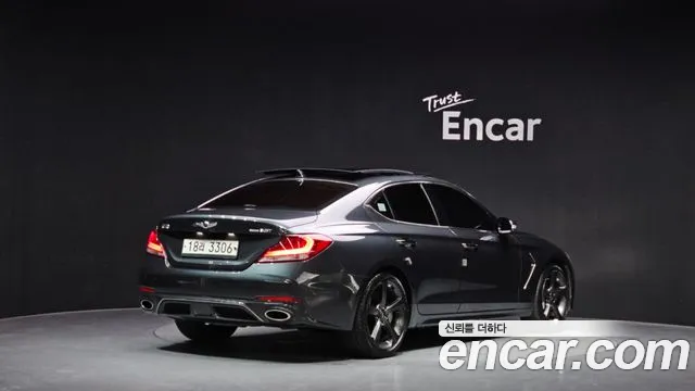 2019 Genesis G70 3.3T Sport AWD Sold VIN KMTG741EDKU033943 – odometer reading