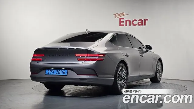 2022 Genesis Electrified G80 (RG3) e-AWD Sold VIN KMTGE411PNU002865 – trunk area 2022 Genesis Electrified G80 (RG3) e-AWD Sold VIN KMTGE411PNU002865 – trunk area