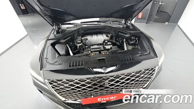 2021 Genesis GV80 2.5T Gasoline AWD Sold VIN KMTHA81BDMU060550 – engine bay