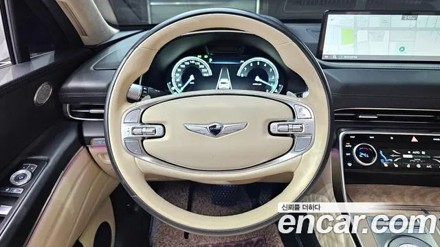 2021 Genesis GV80 2.5T Gasoline AWD Sold VIN KMTHA81BDMU070000 – dashboard