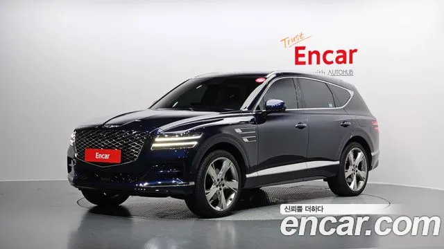 2021 Genesis GV80 2.5T Gasoline AWD Sold VIN KMTHA81BDMU076370 – side profile