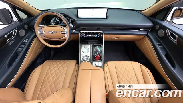 2021 Genesis Gv80 3.5t Gasoline Awd Sold VIN KMTHC81CDMU064853 – front exterior