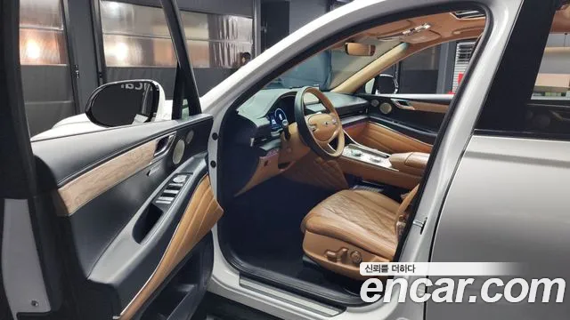 2023 Genesis GV80 3.5T Gasoline AWD Sold VIN KMTHC81CDPU156019 – engine bay