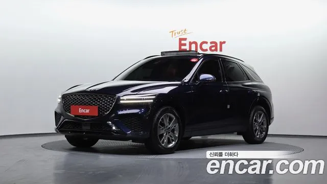2022 Genesis GV70 2.5T Gasoline 2WD Sold VIN KMTMA81BBNU052624 – side profile