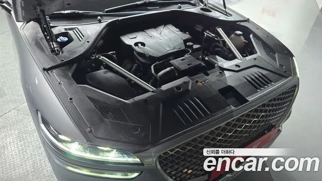 2021 Genesis GV70 2.5T Gasoline AWD Sold VIN KMTMA81BDMU008960 – engine bay