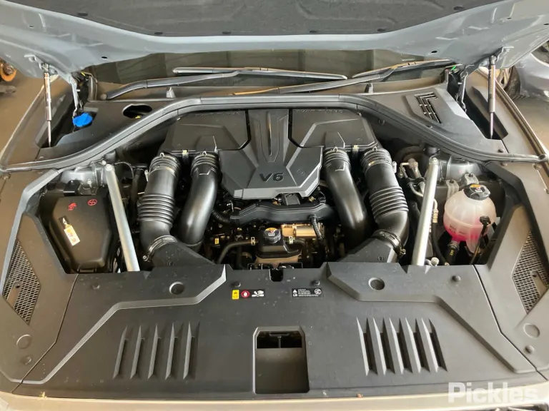 2024 Genesis GV70 Damaged VIN KMTMC81CSSU200912 – engine bay