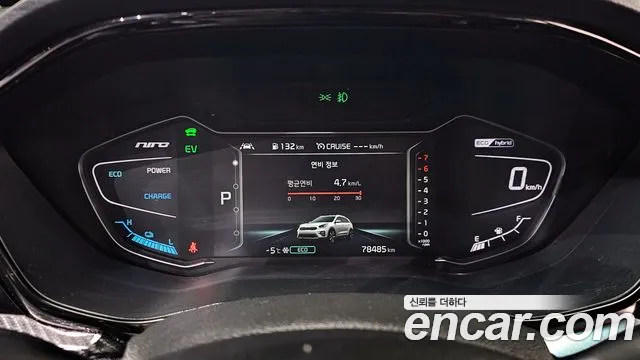 2022 Kia The New Niro 1.6 HEV Sold VIN KNACE81CGNA504014 – odometer reading
