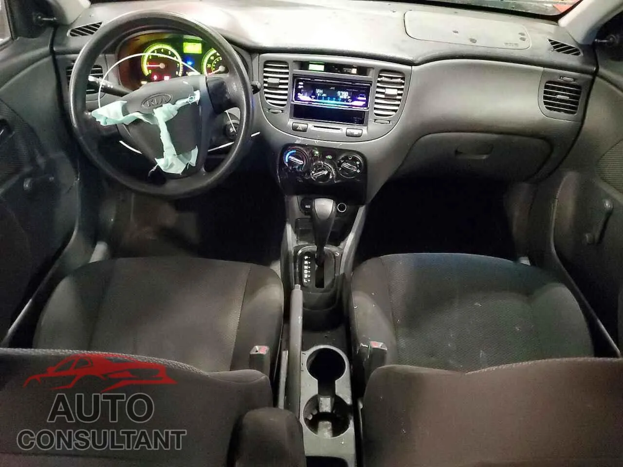 2009 KIA RIO Damaged VIN KNADE223496509635 – undercarriage