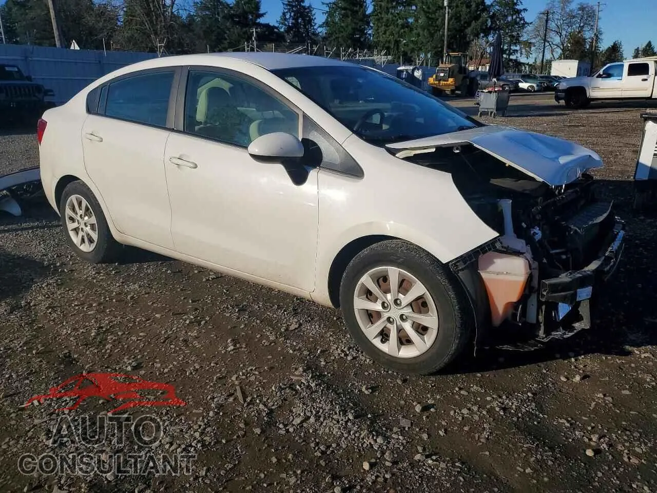 2013 KIA RIO Damaged VIN KNADM4A33D6230539 – dashboard