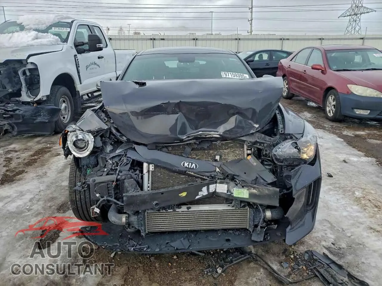 2021 KIA STINGER Damaged VIN KNAE15LA5M6087592 – interior seats