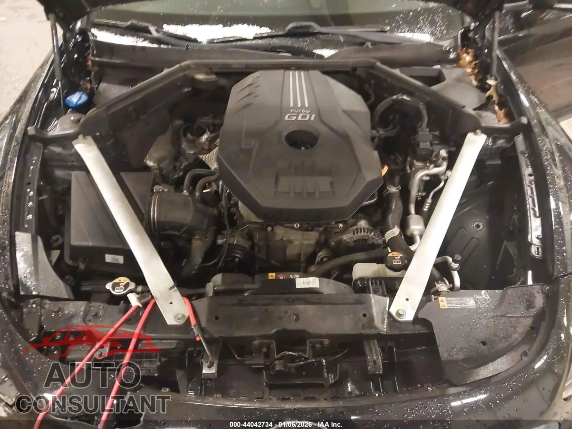 2018 KIA STINGER Damaged VIN KNAE25LA6J6011307 – odometer reading
