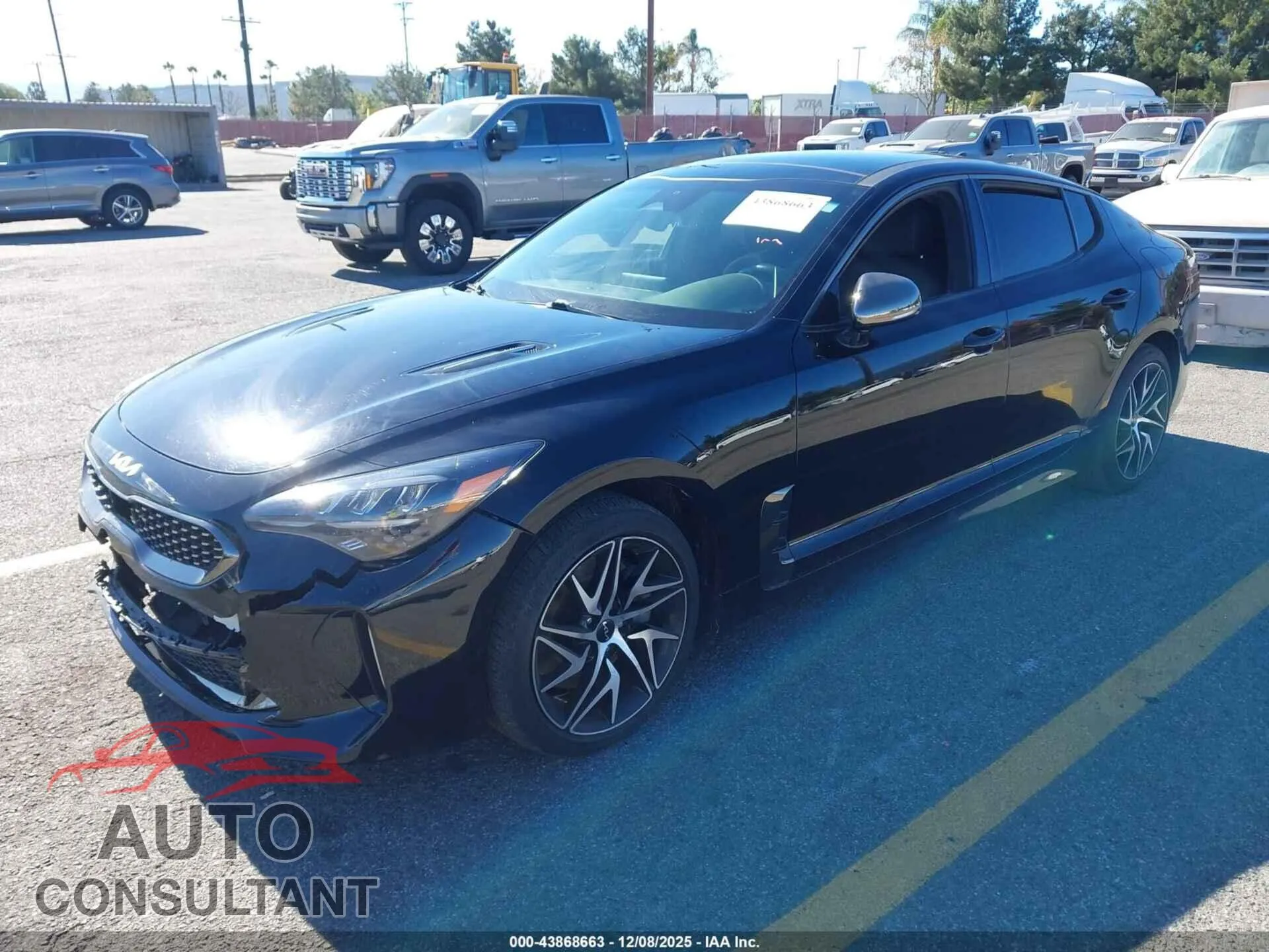 2023 KIA STINGER Damaged VIN KNAE35LD0P6123486 – rear exterior