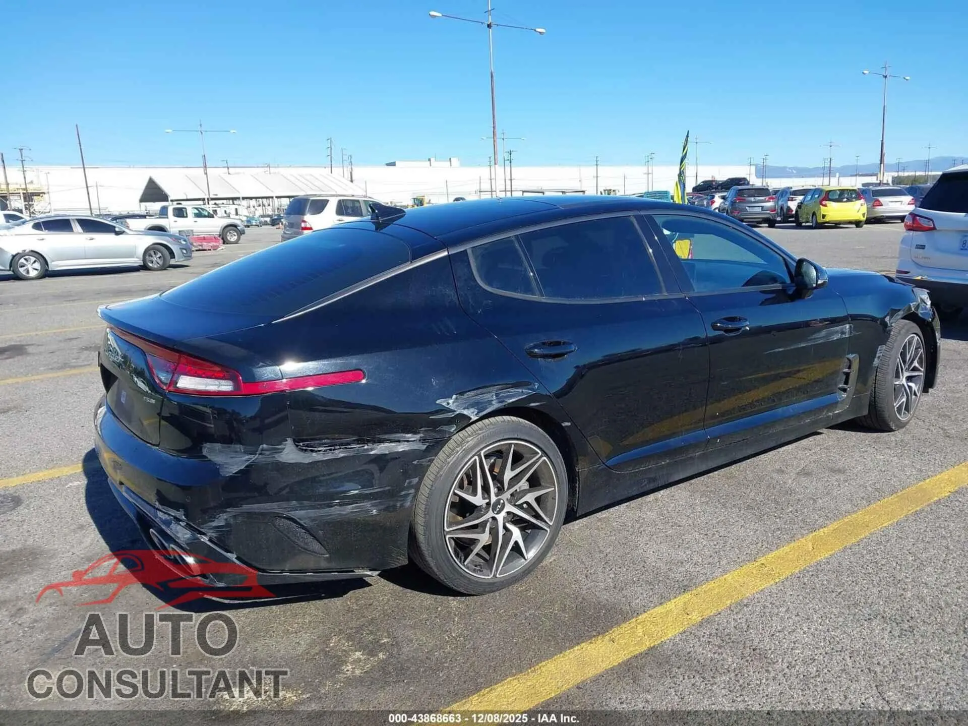 2023 KIA STINGER Damaged VIN KNAE35LD0P6123486 – dashboard