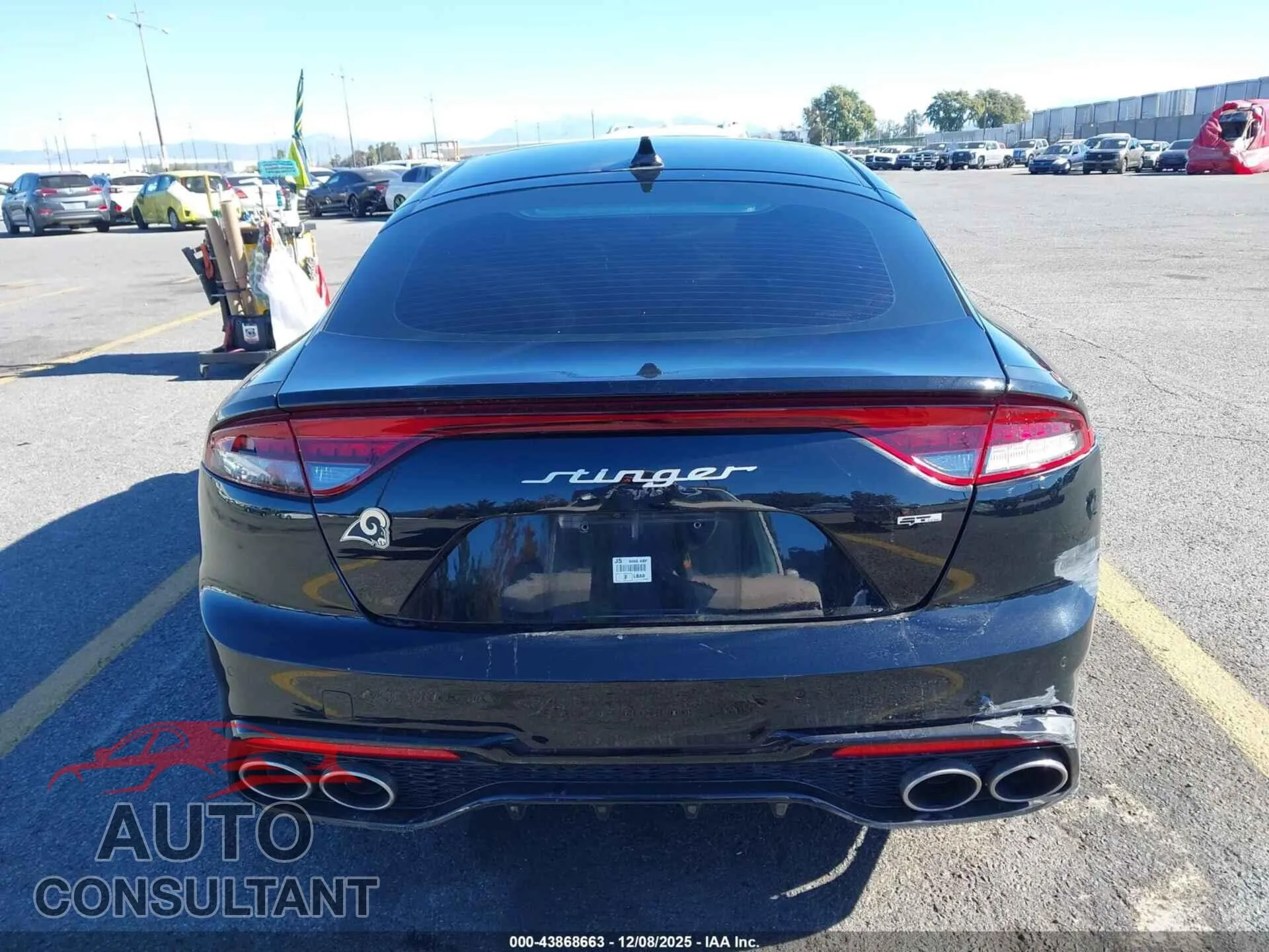 2023 KIA STINGER Damaged VIN KNAE35LD0P6123486 – photo 16