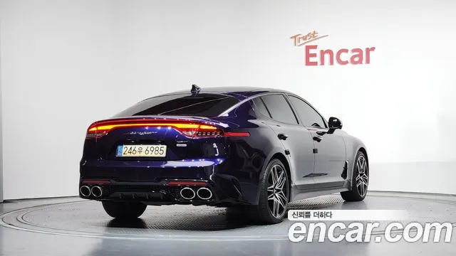 2021 Kia Stinger Meister 3.3 GT AWD Masters Turbo Package Sold VIN KNAE551CDMS090386 – trunk area