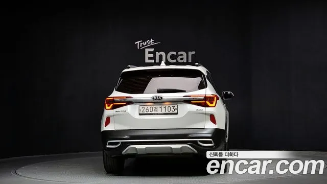 2020 Kia Seltos Gasoline 1.6 Turbo 2WD Sold VIN KNAET812GLK021413 – rear exterior