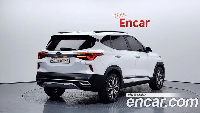 2022 Kia Seltos Gasoline 1.6 Turbo 2WD Sold VIN KNAET812GNK193319 – rear exterior