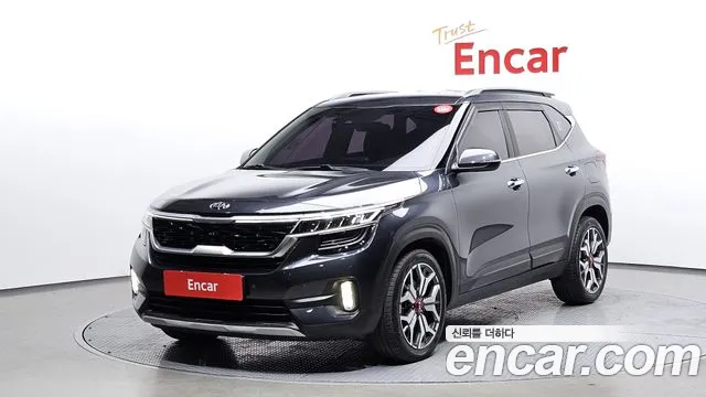 2022 Kia Seltos Gasoline 1.6 Turbo 2WD Sold VIN KNAET812GNK231141 – side profile