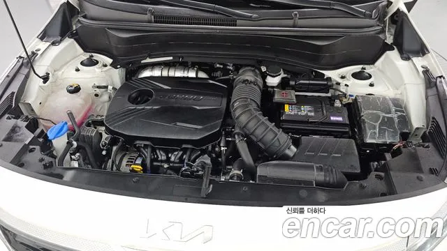 2023 Kia Seltos Gasoline 1.6 Turbo 2WD Sold VIN KNAET812GPK342769 – engine bay