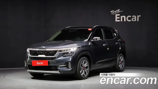 2021 Kia Seltos Gasoline 1.6 Turbo 4wd Sold VIN KNAEV812HMK160216 – front exterior