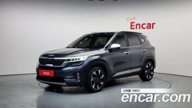 2022 Kia Seltos Gasoline 1.6 Turbo 4wd Sold VIN KNAEV812HNK300132 – front exterior
