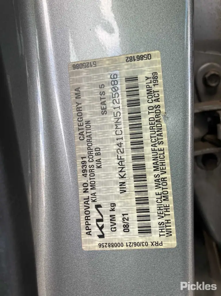 2021 Kia Cerato Damaged VIN KNAF241CMN5125086 – photo 13