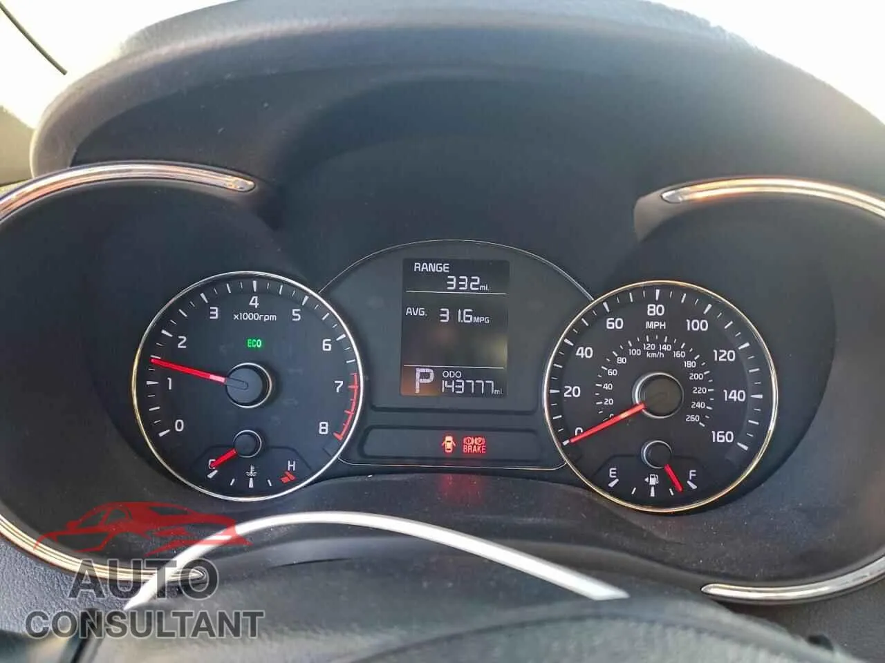 2016 KIA FORTE Damaged VIN KNAFK4A68G5532864 – trunk area