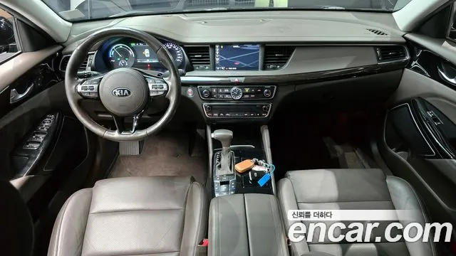 2017 Kia All New K7 Hybrid Noblesse Sold VIN KNALB41GBHA003781 – engine bay