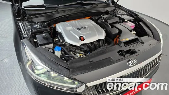 2018 Kia All New K7 Hybrid Noblesse Special Sold VIN KNALB41GBJA011971 – engine bay