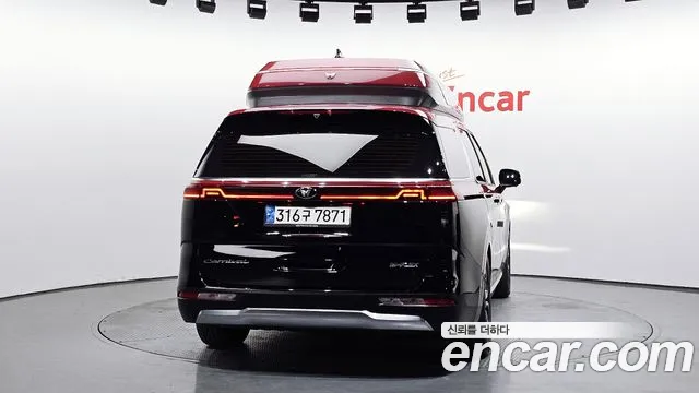 2021 Kia Carnival 4Generation Gasoline 9-seater Limousine(Special vehicle) Sold VIN KNANE813BMS080437 – trunk area