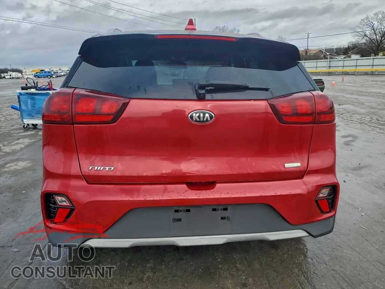 2021 KIA NIRO Damaged VIN KNDCB3LCXM5463447 – engine bay