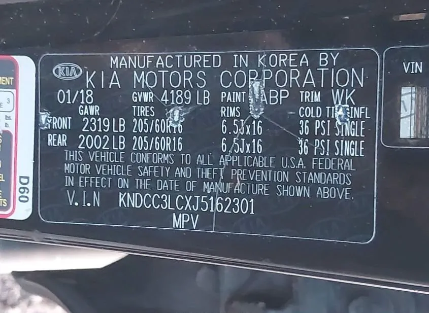 2018 KIA Niro Used VIN KNDCC3LCXJ5162301 – photo 17