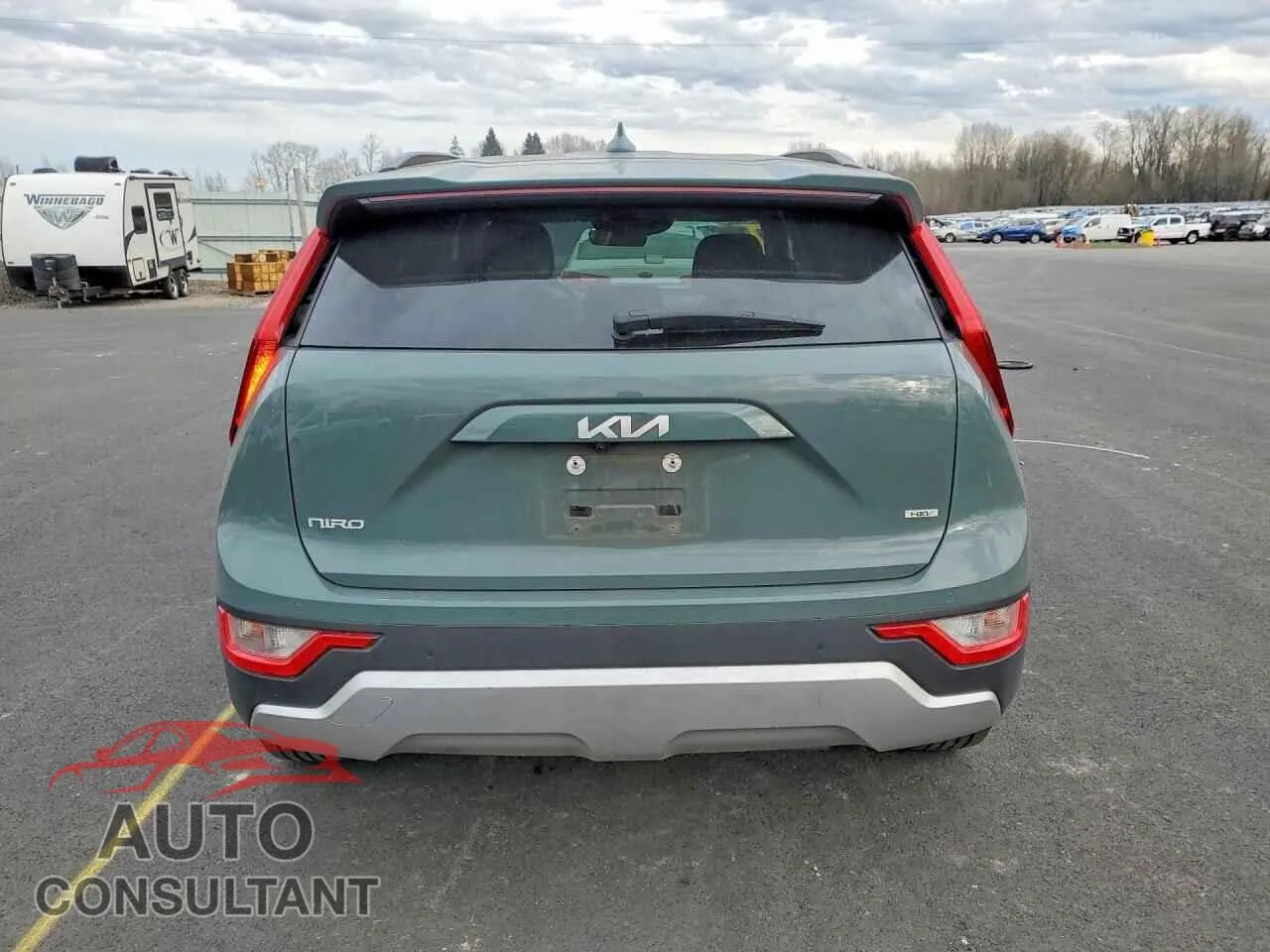 2023 KIA NIRO Damaged VIN KNDCR3LE7P5110648 – engine bay