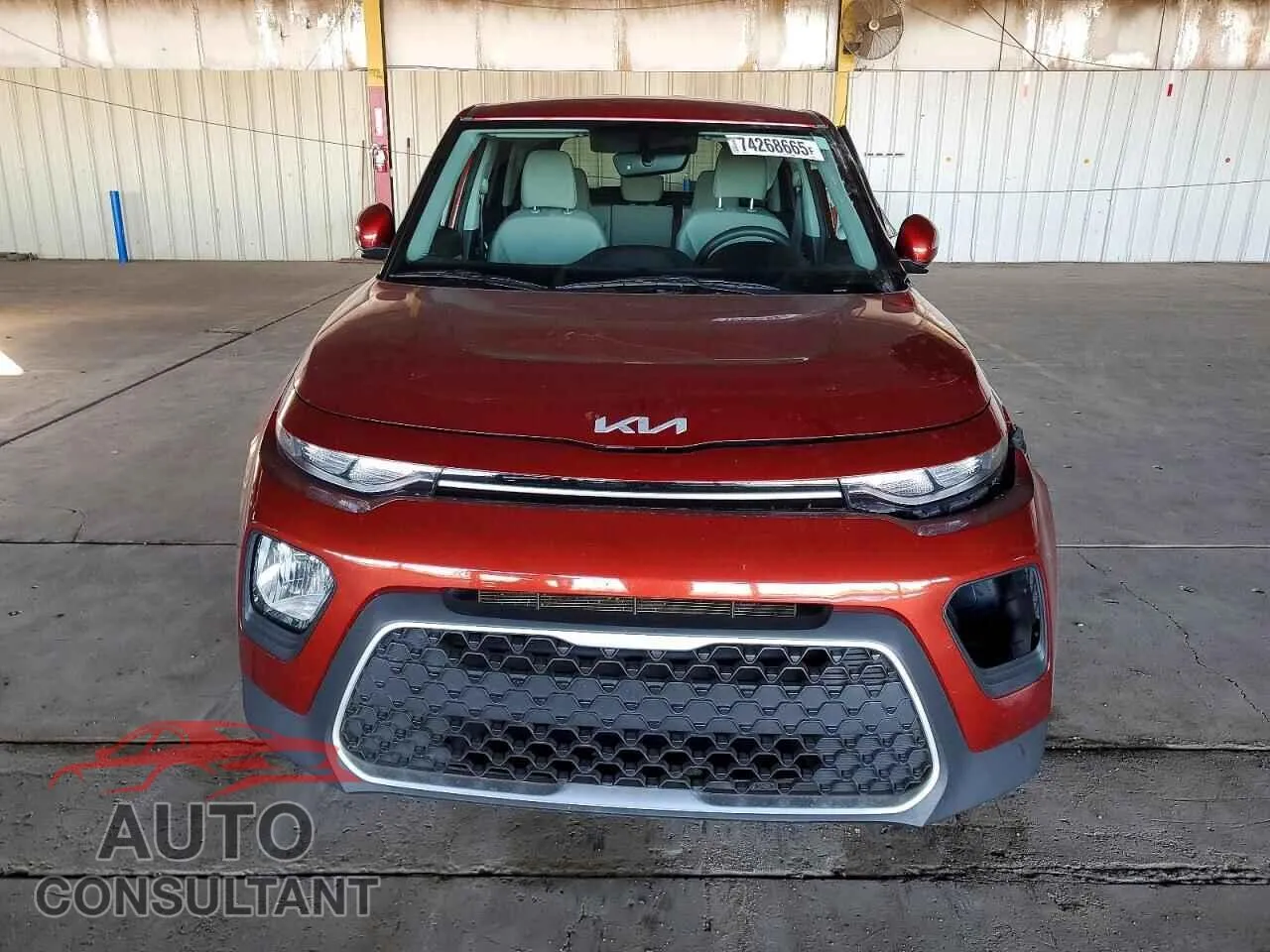 2022 KIA SOUL Damaged VIN KNDJ23AU2N7798680 – interior seats