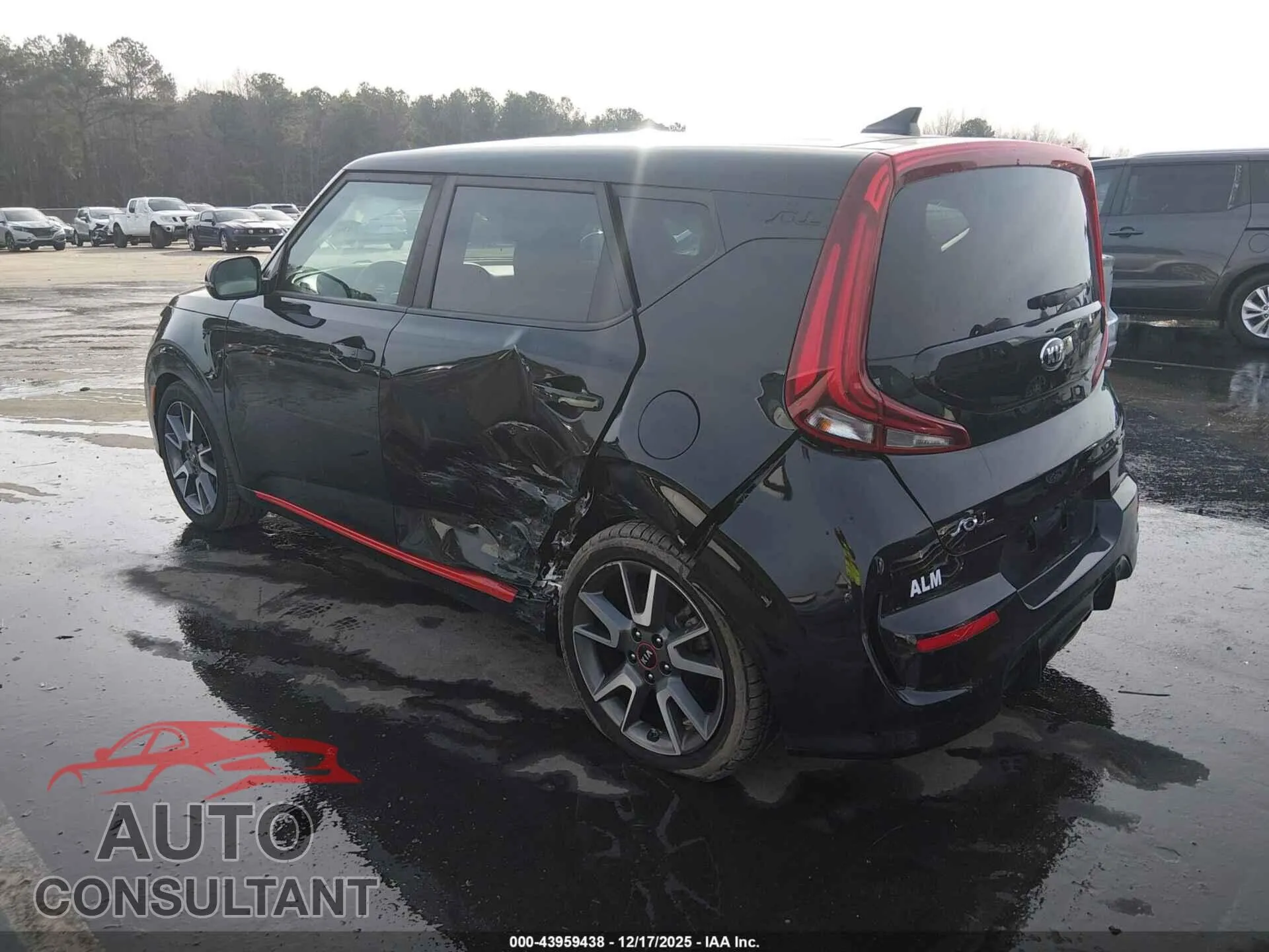 2020 KIA SOUL Damaged VIN KNDJ53AF4L7709438 – side profile