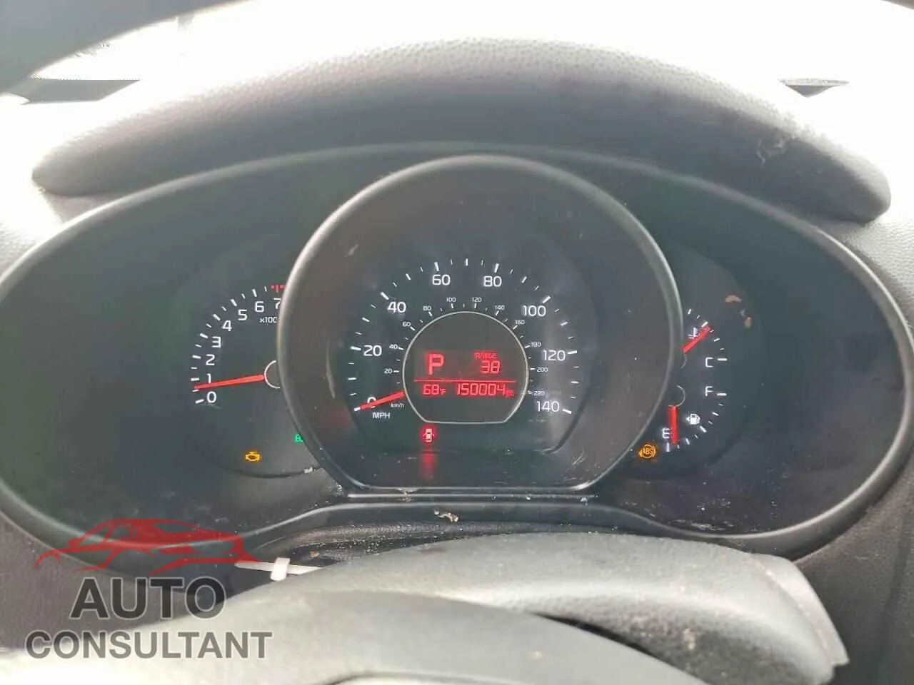 2014 KIA SOUL Damaged VIN KNDJN2A21E7737255 – trunk area