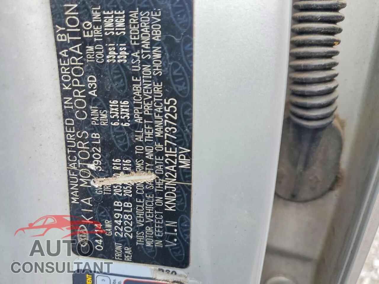 2014 KIA SOUL Damaged VIN KNDJN2A21E7737255 – photo 13