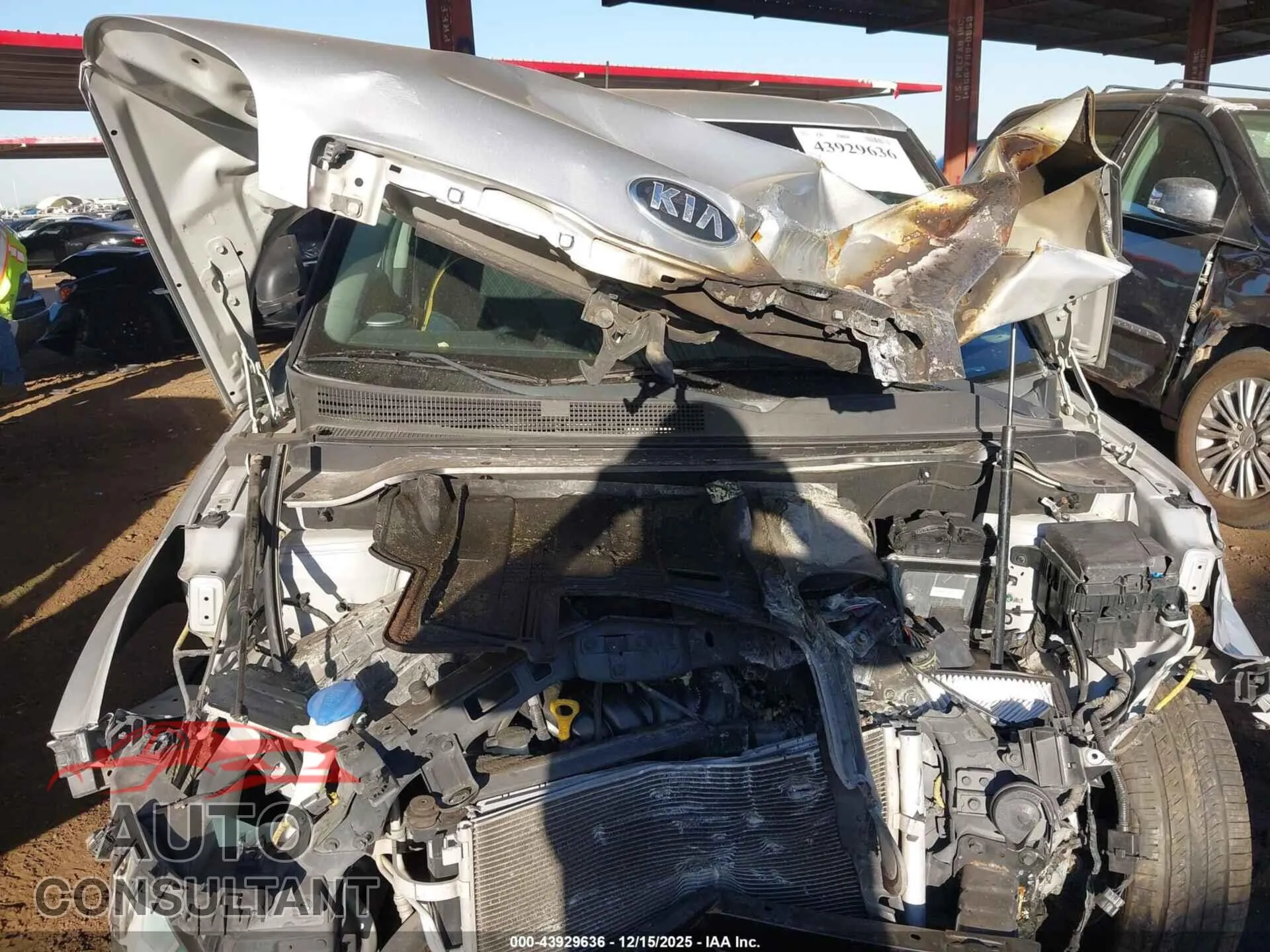 2016 KIA SOUL Damaged VIN KNDJN2A23G7822214 – odometer reading