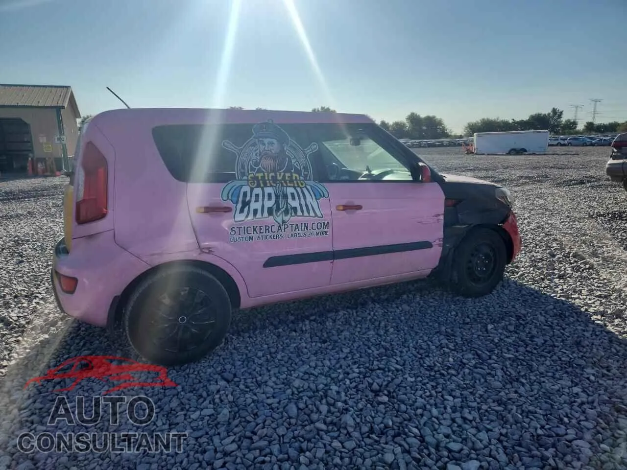 2013 KIA SOUL Damaged VIN KNDJT2A56D7618566 – side profile