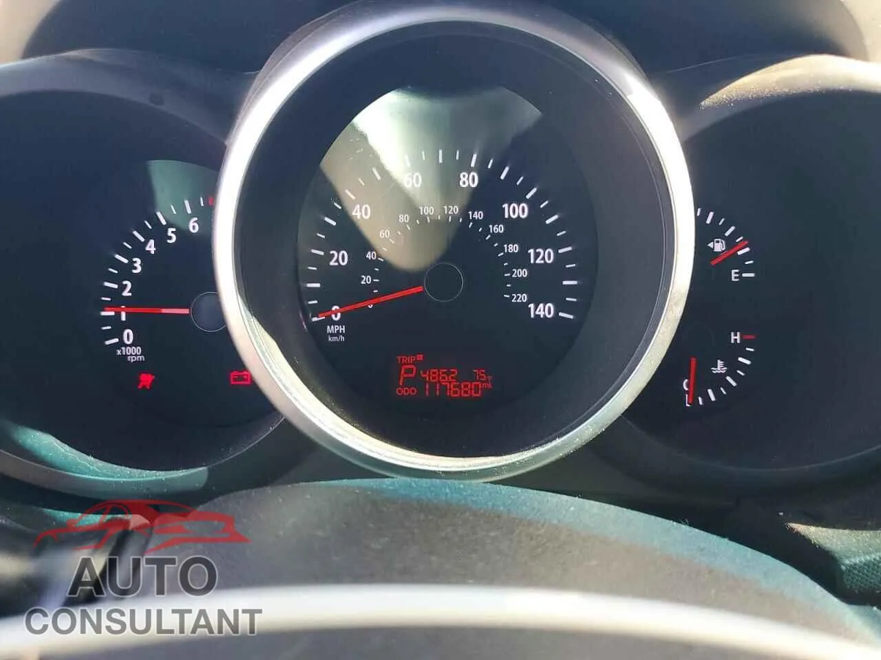 2012 KIA SOUL Damaged VIN KNDJT2A62C7463571 – trunk area