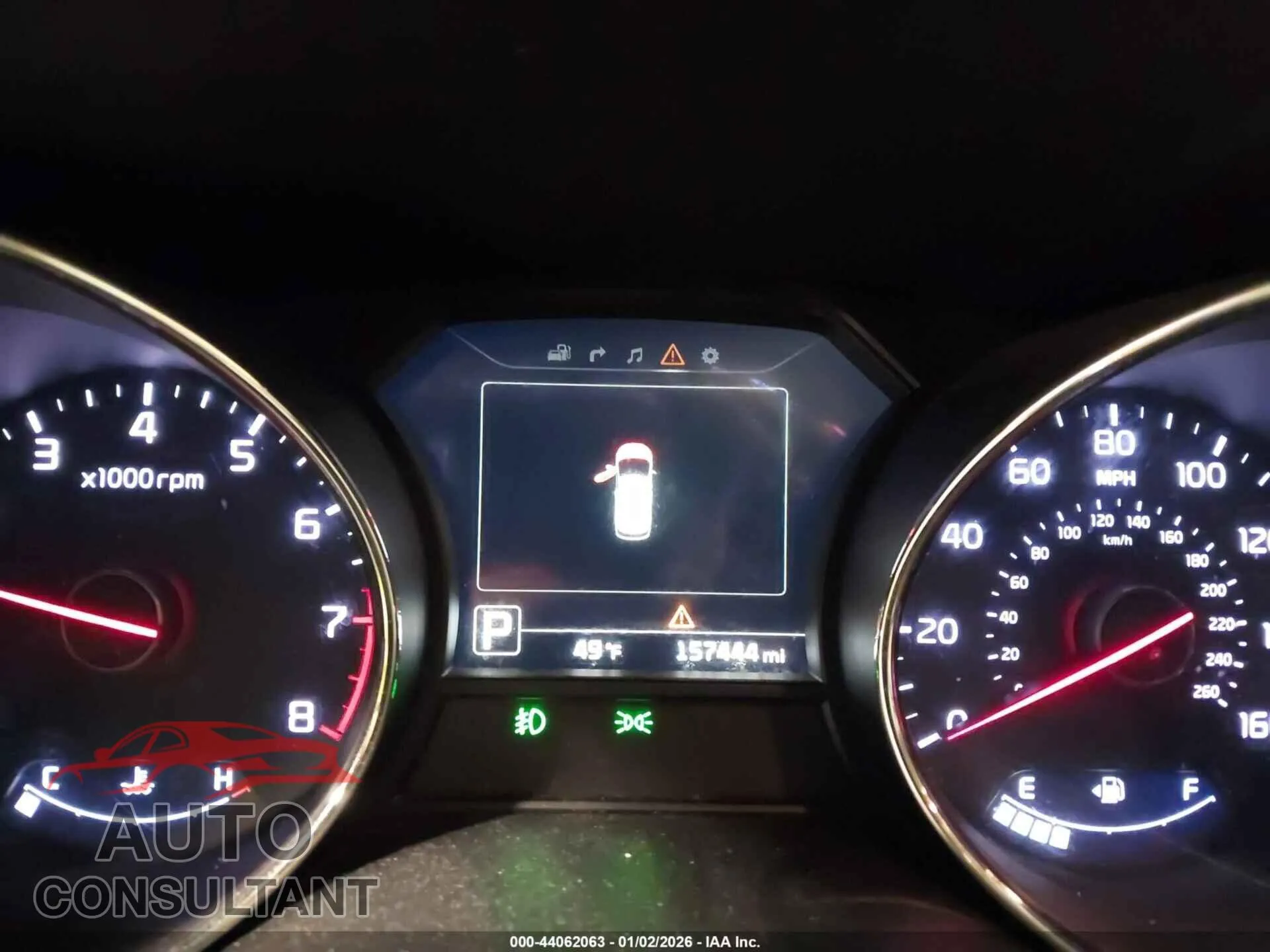 2016 KIA SEDONA Damaged VIN KNDME5C19G6187296 – exterior detail
