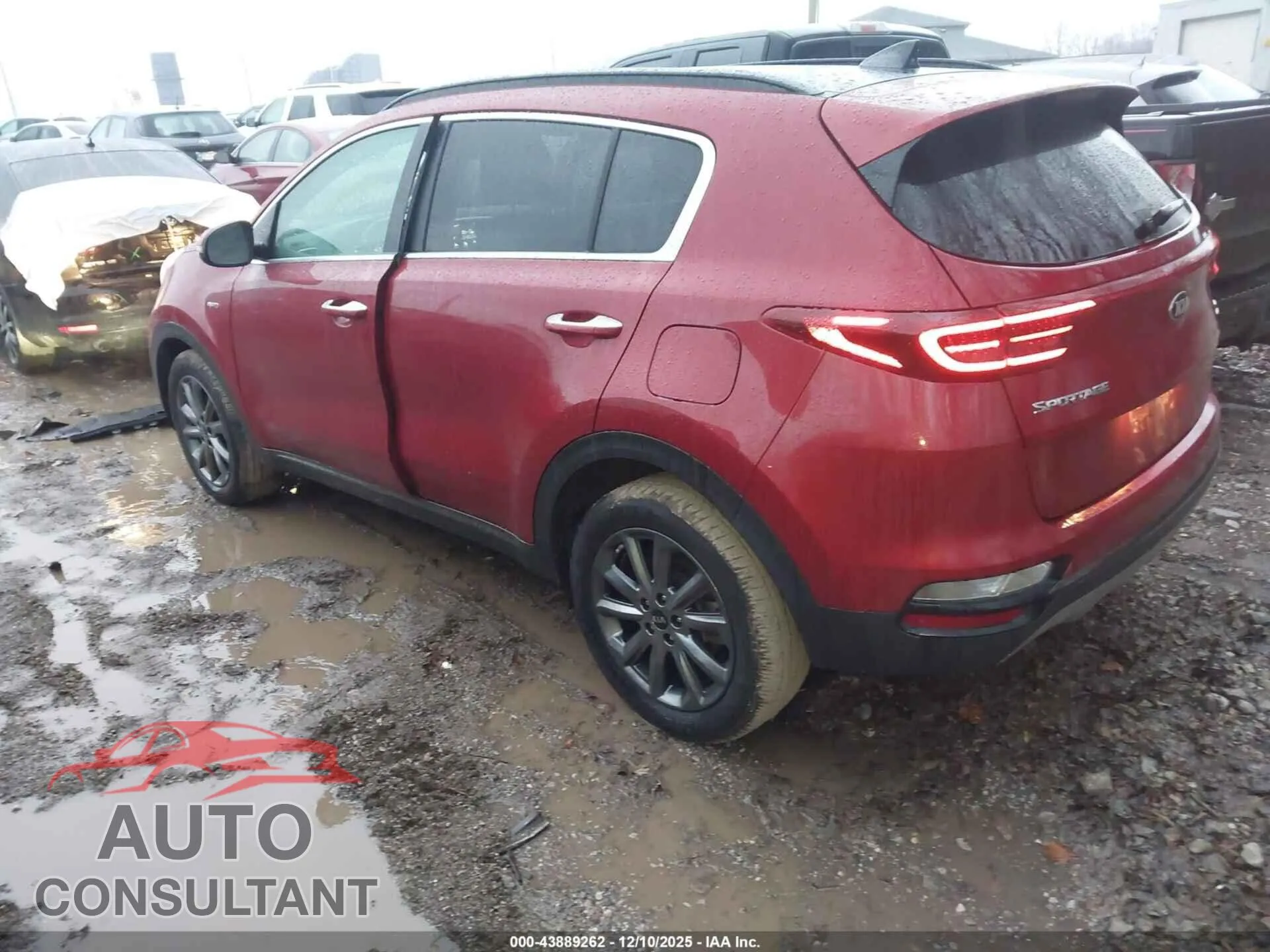 2020 KIA SPORTAGE Damaged VIN KNDP6CACXL7676863 – side profile