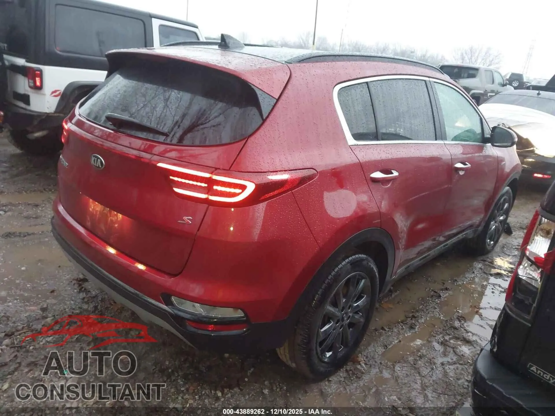 2020 KIA SPORTAGE Damaged VIN KNDP6CACXL7676863 – dashboard