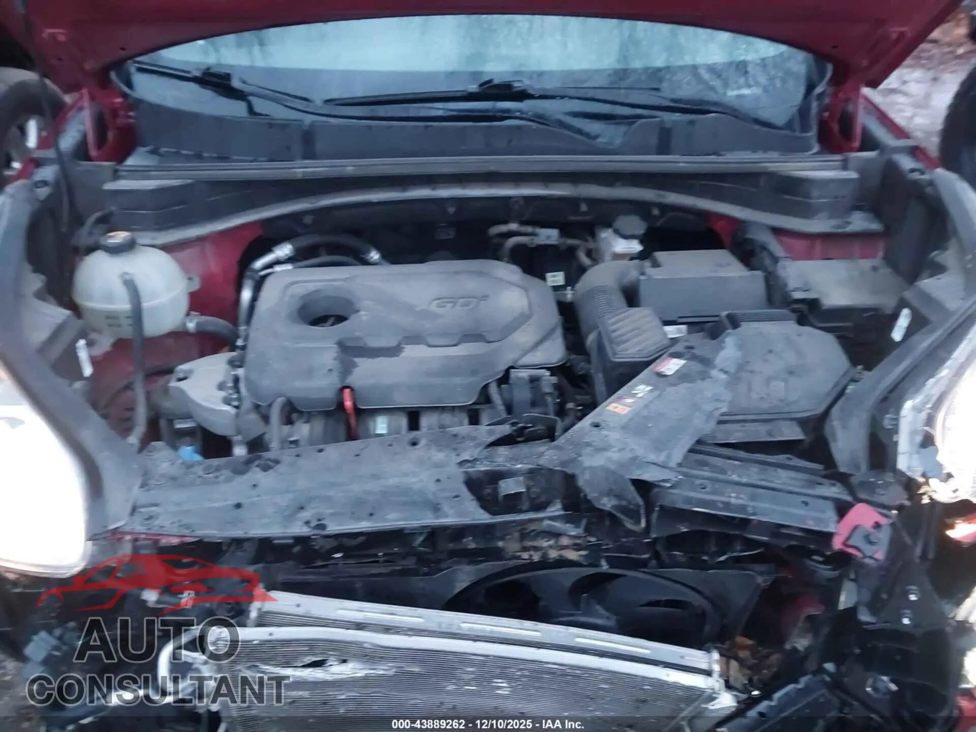 2020 KIA SPORTAGE Damaged VIN KNDP6CACXL7676863 – odometer reading