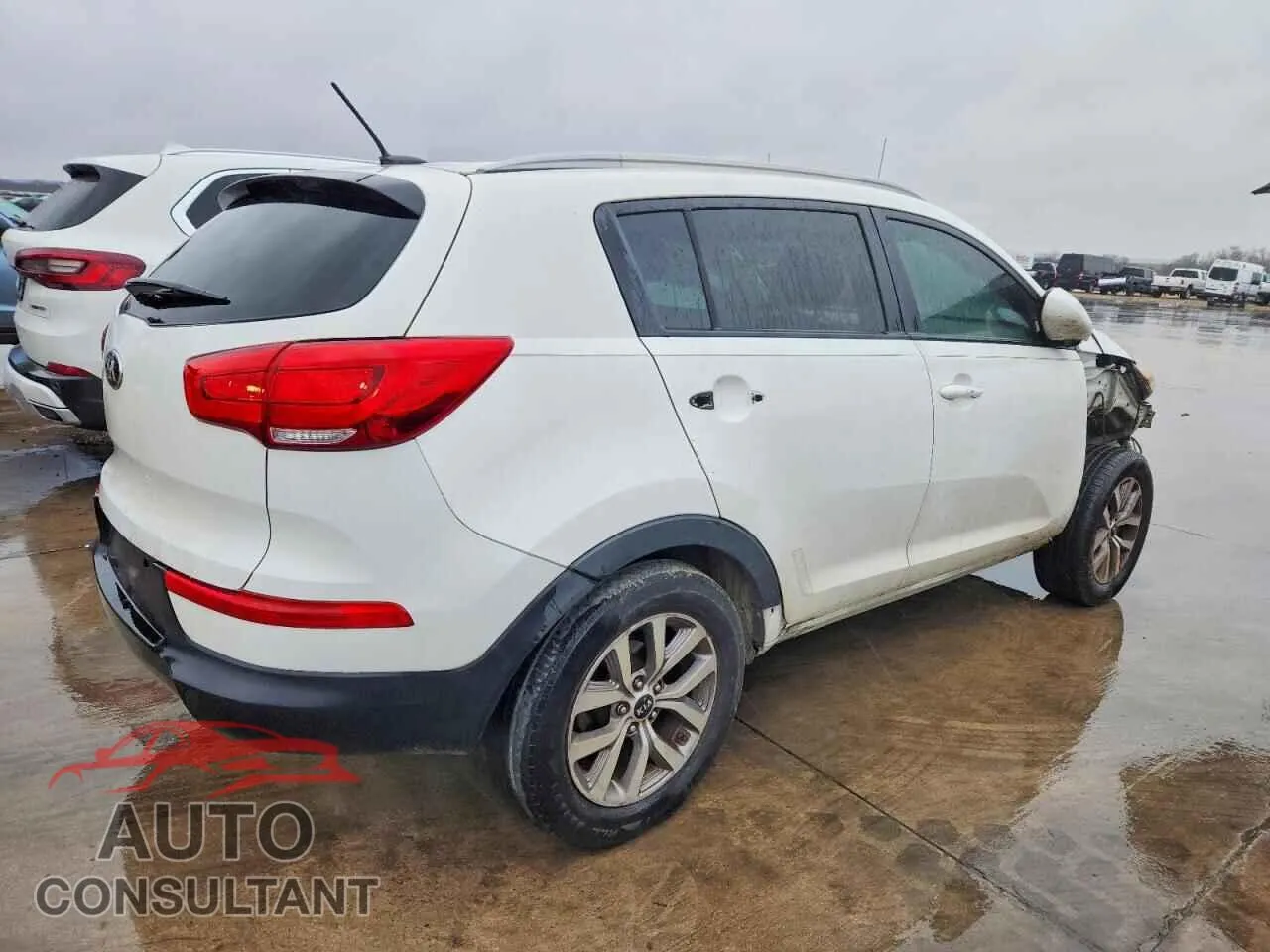2016 KIA SPORTAGE Damaged VIN KNDPB3AC8G7862547 – side profile