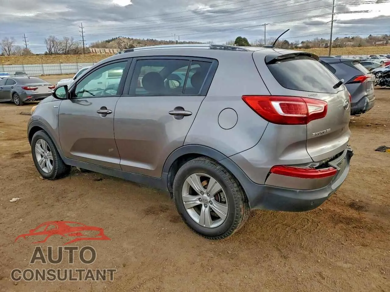 2012 KIA SPORTAGE Damaged VIN KNDPBCA23C7285251 – rear exterior
