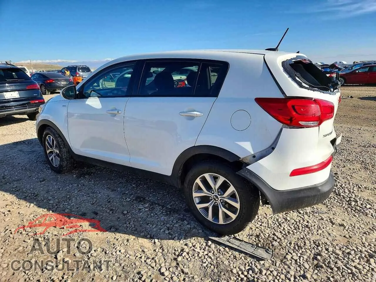 2016 KIA SPORTAGE Damaged VIN KNDPBCAC2G7841130 – rear exterior