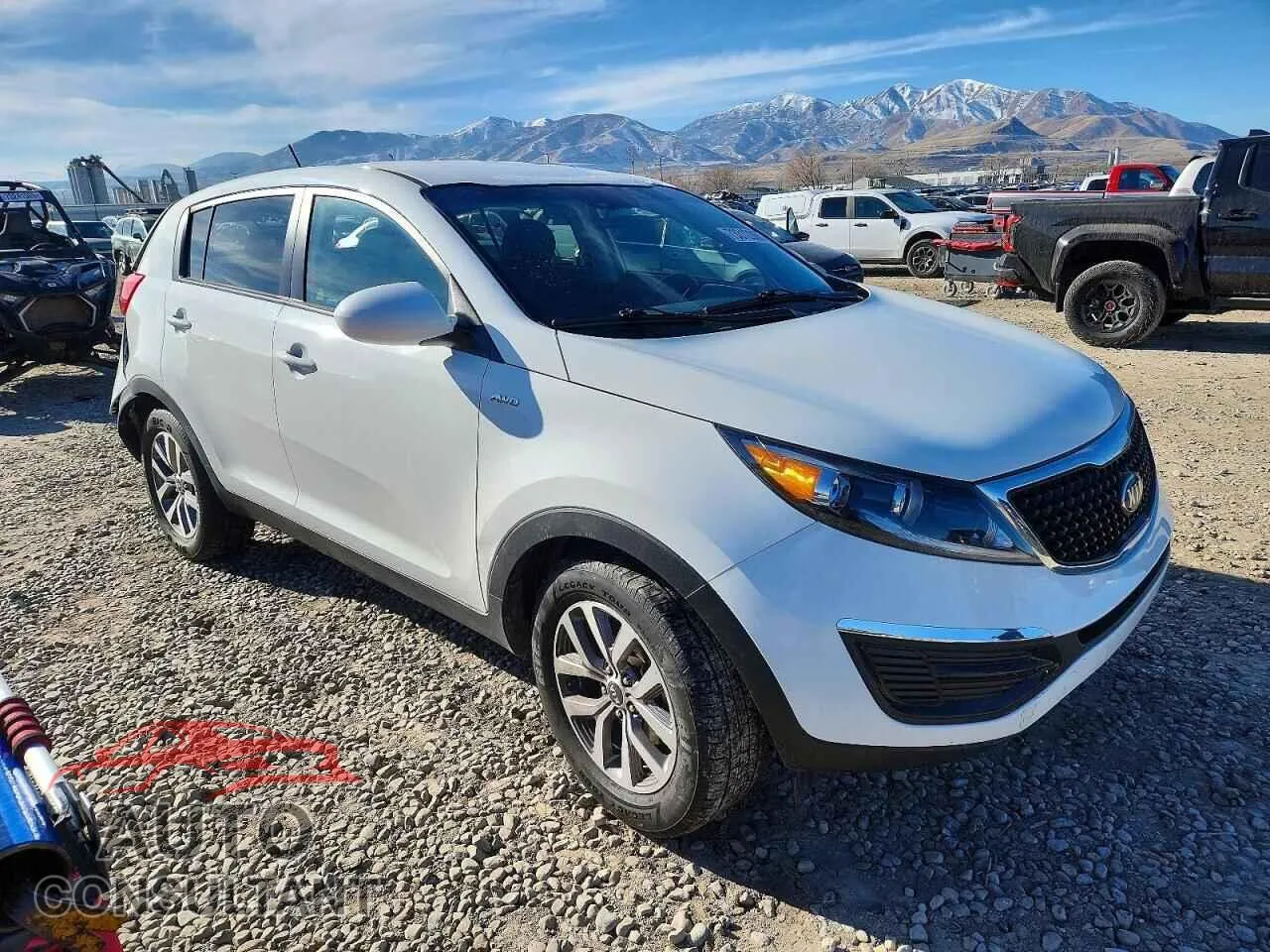 2016 KIA SPORTAGE Damaged VIN KNDPBCAC2G7841130 – dashboard